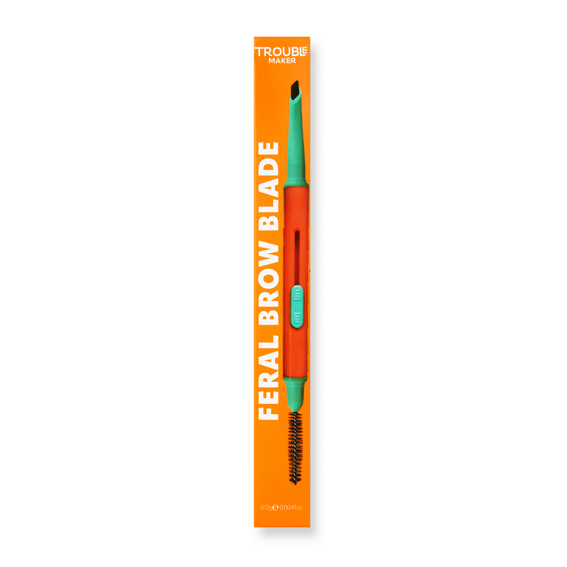 Trouble Maker Feral Brow Blade Pen Soft Black, wenkbrauwpen voor het invullen van wenkbrauwen, foto 3 van 3