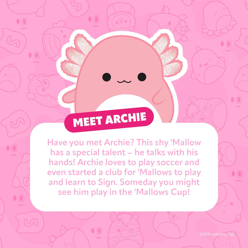 Trouble Maker X Squishmallows Archie The Axolotl Melt Down Lip Oil With Snug
