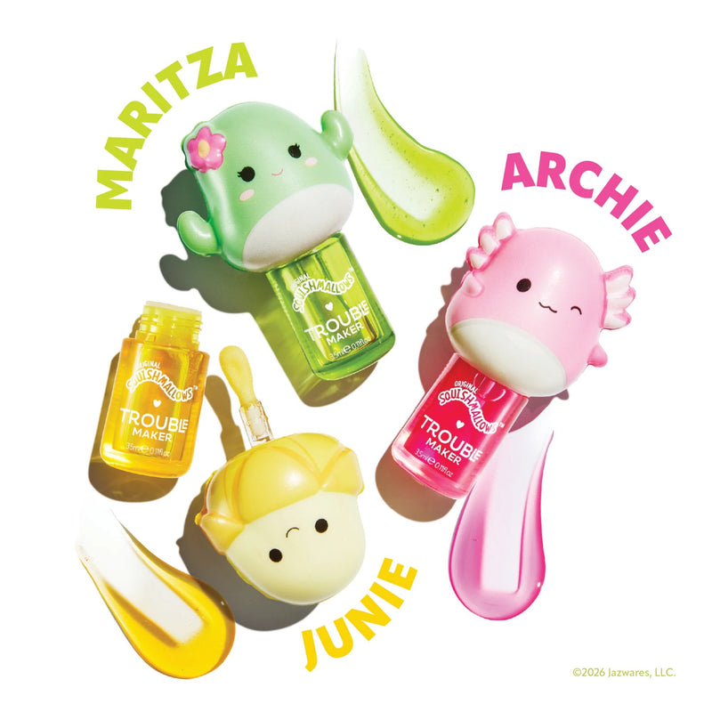 Trouble Maker X Squishmallows Maritza The Cactus Melt Down Lip Oil With Snug