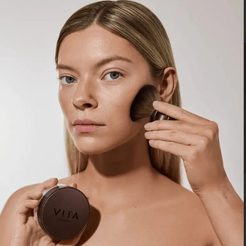 Vita Liberata Kabuki Brush for Trystal Minerals, zachte kwast voor poederproducten, foto 3 van 3