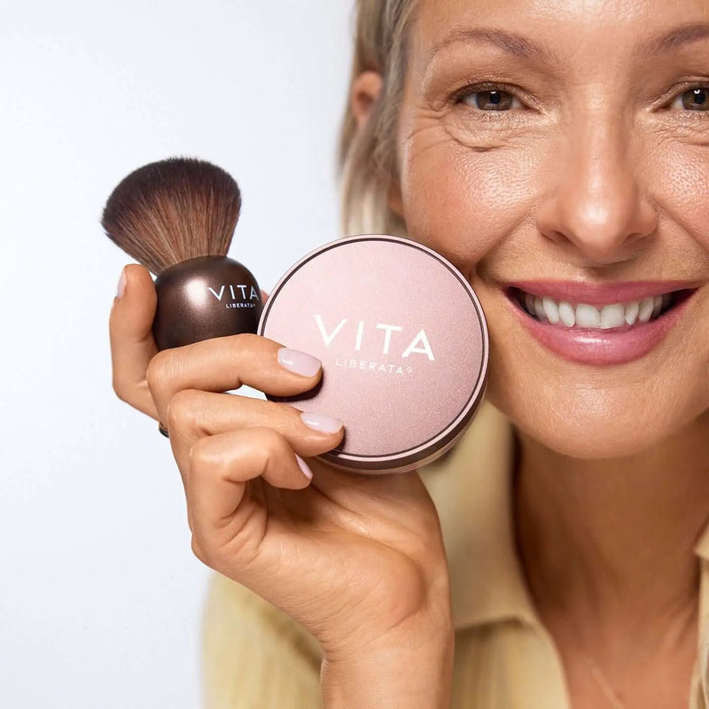 Vita Liberata Trystal Minerals Sun Light No. 01 Light, minerale bronzer, foto 4 van 6