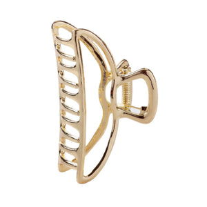 Open Shape Claw Clip Gold
