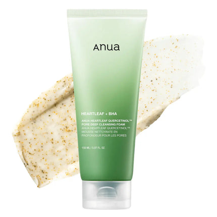 Anua Heartleaf Quercetinol Pore Deep Cleansing Foam, bestverkocht Koreaans reinigingsschuim