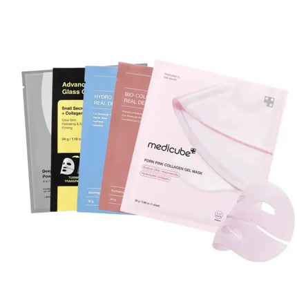 Boozyshop TikTok Viral Gel Mask Set, bestverkochte Koreaanse gezichtsmaskers