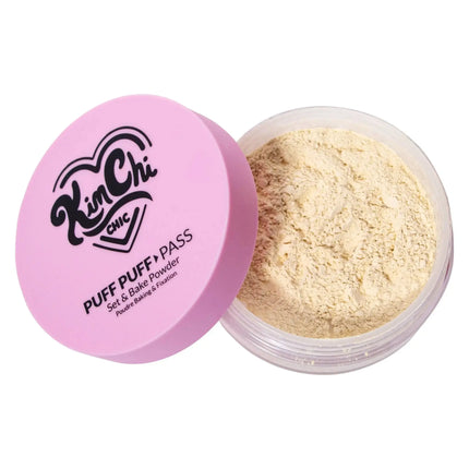 KimChi Chic Beauty Puff Puff Pass Set & Bake Powder Translucent, populaire baking powder