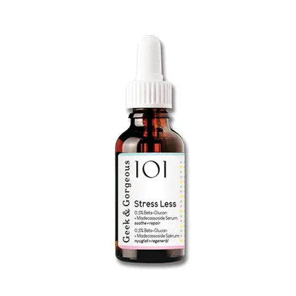 Geek & Gorgeous Stress Less 0,5% Beta-Glucan + Madecassoside Serum, bestverkocht calming serum