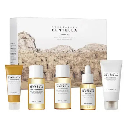 SKIN1004 Madagascar Centella Travel Kit, bestverkochte Koreaanse skincare routine set