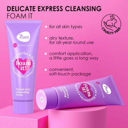 7days Beauty Facial Airy Cleansing Foam Foam It