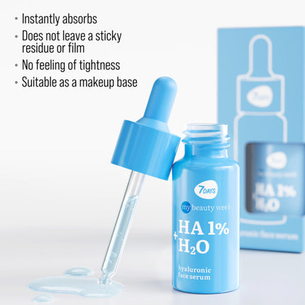 7days Beauty Hyaluronic Face Serum HA+H2O