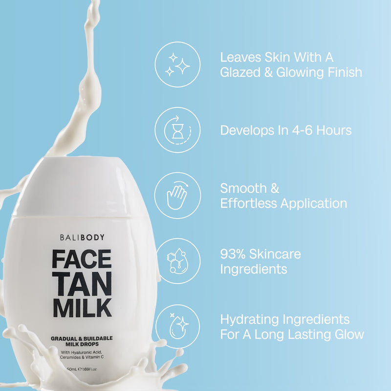 Face Tan Milk Drops