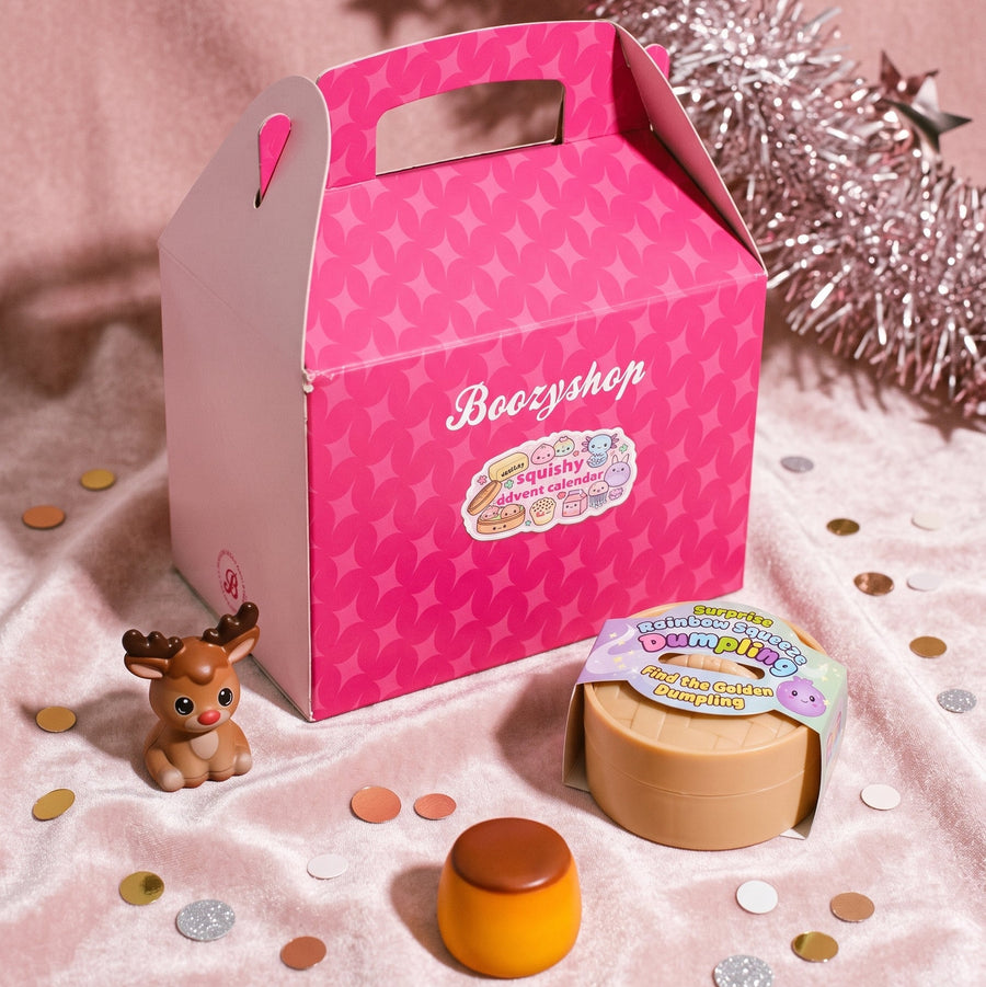 Boozyshop Mystery 5 Day Squishy Advent Calendar, leuk om cadeau te geven