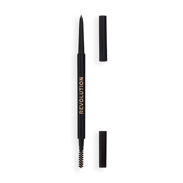 Revolution Precise Brow Pencil Light Brown, wenkbrauwpotlood met ultrafijne punt en spoolie