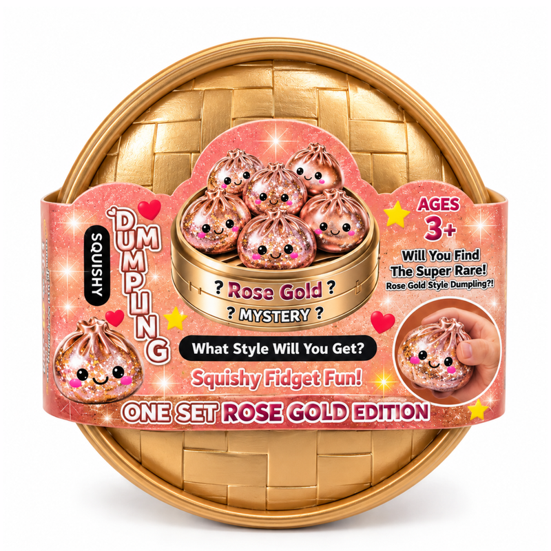 Mystery Dumpling Squishy Rose Gold Edition
