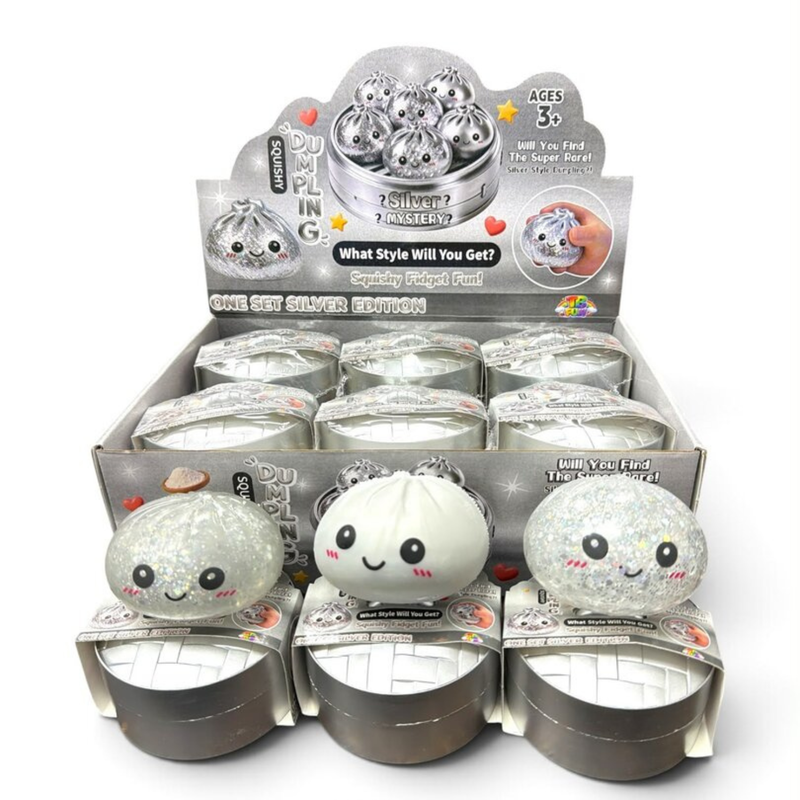 Mystery Dumpling Squishy Silver Edition