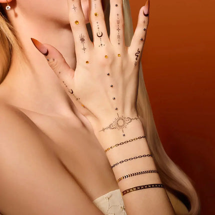 Temporary Tattoo Set Boho Baby