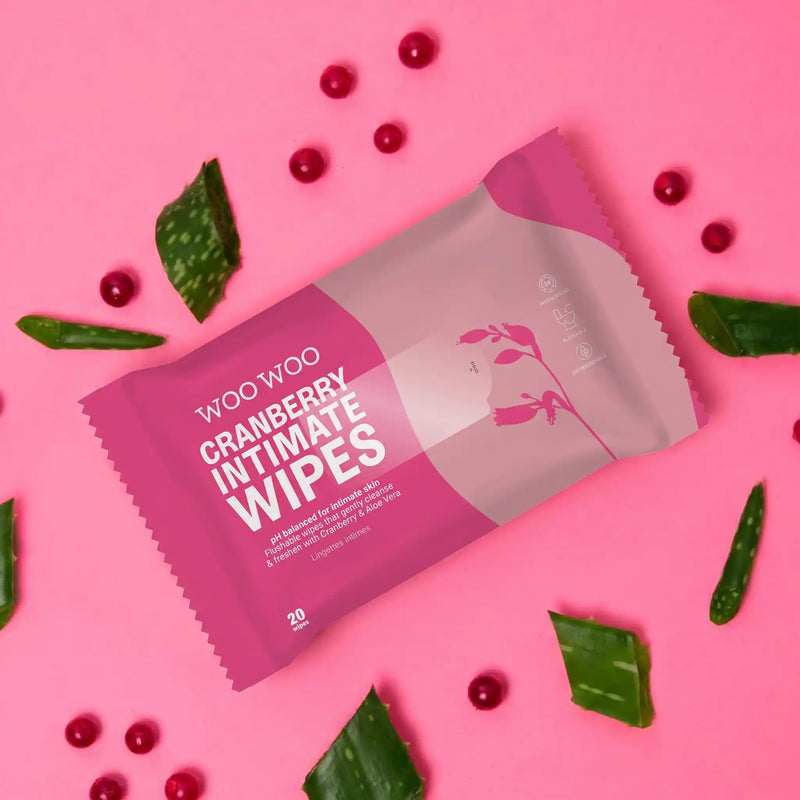 GRATIS Cranberry Intimate Wipes (t.w.v. €4,95)