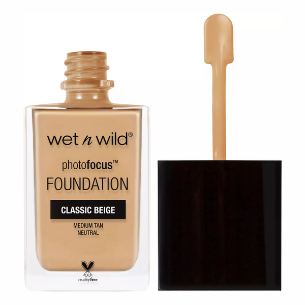 Wet n Wild Photo Focus Foundation Classic Beige, vloeibare foundation met matte finish