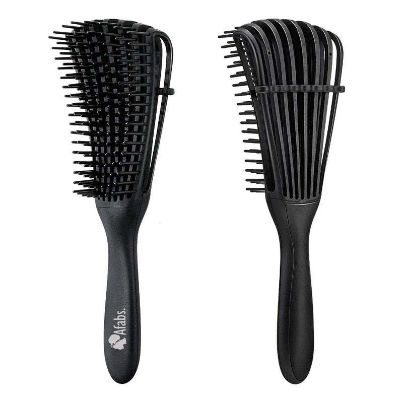 African Fabs Afabs Detangling Brush Black 1