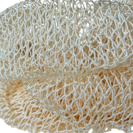 African Fabs African Net Sponge Sapo Ivory