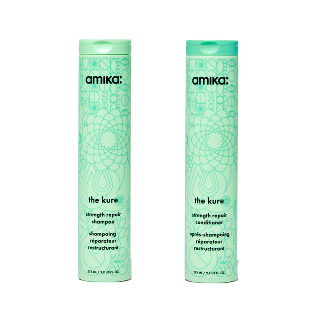 Amika The Kure Strength Repair Shampoo & Conditioner