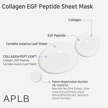APLB Collagen Egf Peptide Sheet Mask