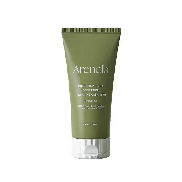 Arencia Green Tea + LHA Deep Pore Rice Cake Cleanser
