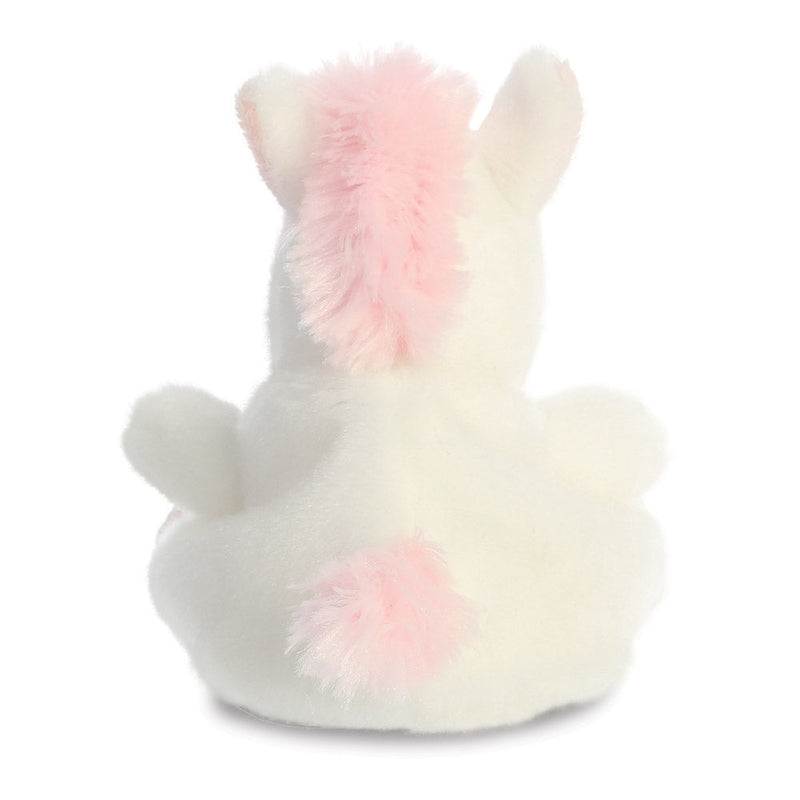 Aurora World Palm Pals Sassy Unicorn, zachte eenhoorn knuffel van gerecycled materiaal, foto 4 van 5