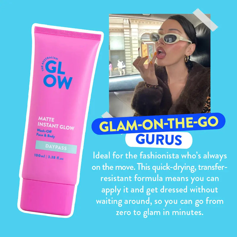 Australian Glow Instant Tan Cream Daypass