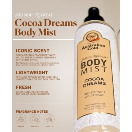 Australian Gold Cocoa Dreams Body Mist