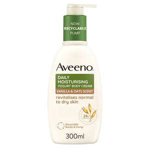 Daily Moisturiser Yogurt Body Cream Vanilla And Oat 300 ml.