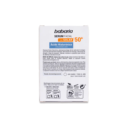 Babaria Hyaluronic Serum Sun Protector SPF 50