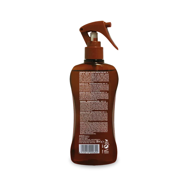 Babaria Tahiti Coconut Protective Sun Oil Spray SPF 15