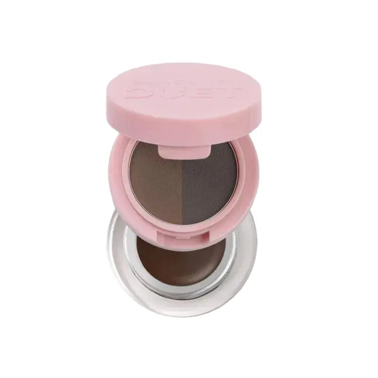 Beauty Creations Duet Brow Powder & Pomade Medium Brown, wenkbrauwduo met poeder en pomade