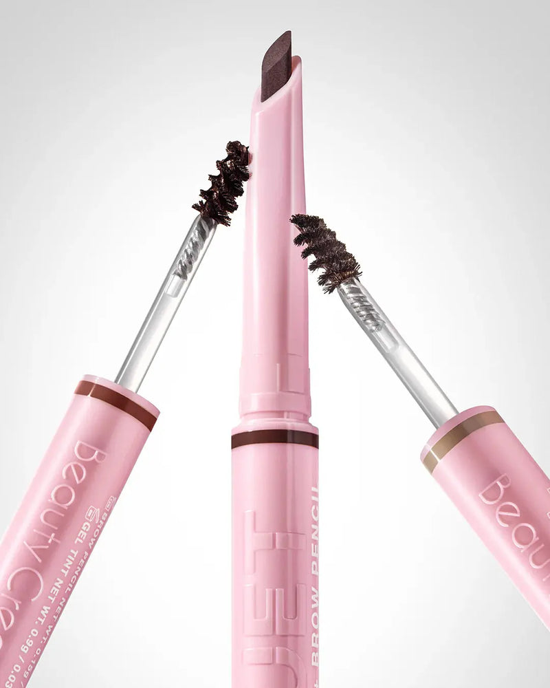 Beauty Creations Duet Gel Tint & Brow Pencil Taupe, 2-in-1 wenkbrauwpotlood en getinte gel