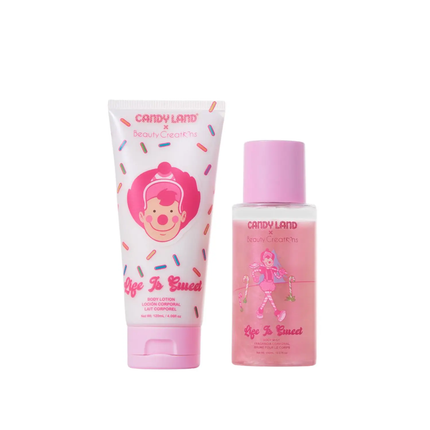 Beauty Creations Shimmer Body Lotion & Mist Set Life Is Sweet