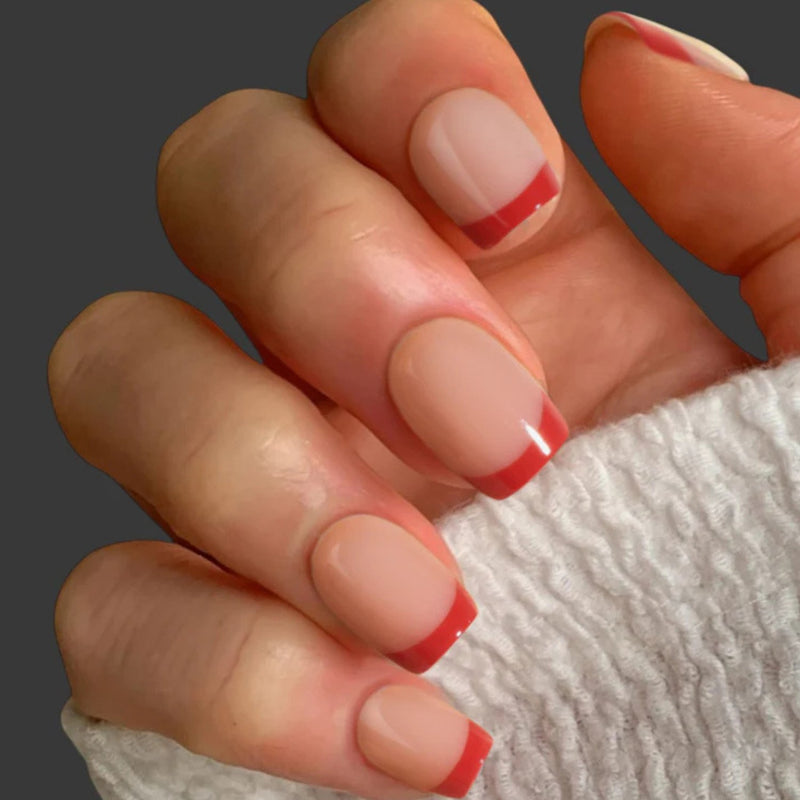 Bonmuz Press-On Nails Cherry Line