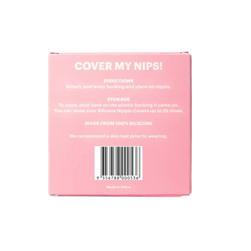 Booby Tape Silicone Nipple Covers Clear