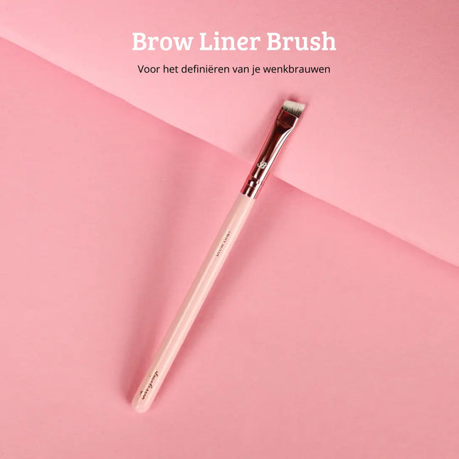 Boozyshop Pink & Rose Gold Brow Liner Brush