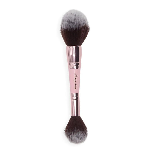 Boozyshop Soft Pink and Gold Powder Duo Brush