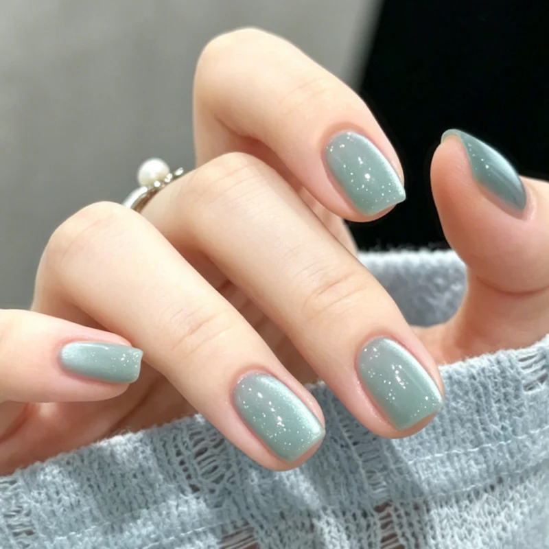 Born Pretty Glass Bead Cat Magnetic Gel MY553 Lake Blue
