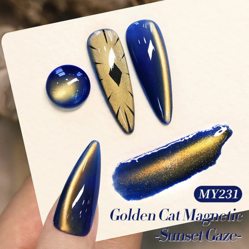 Born Pretty Golden Cat Magnetic Gel MY231 Sunset Gaze 10ml