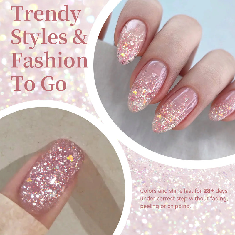 Born Pretty Jelly Glitter Gel JN93 Fairy Dust