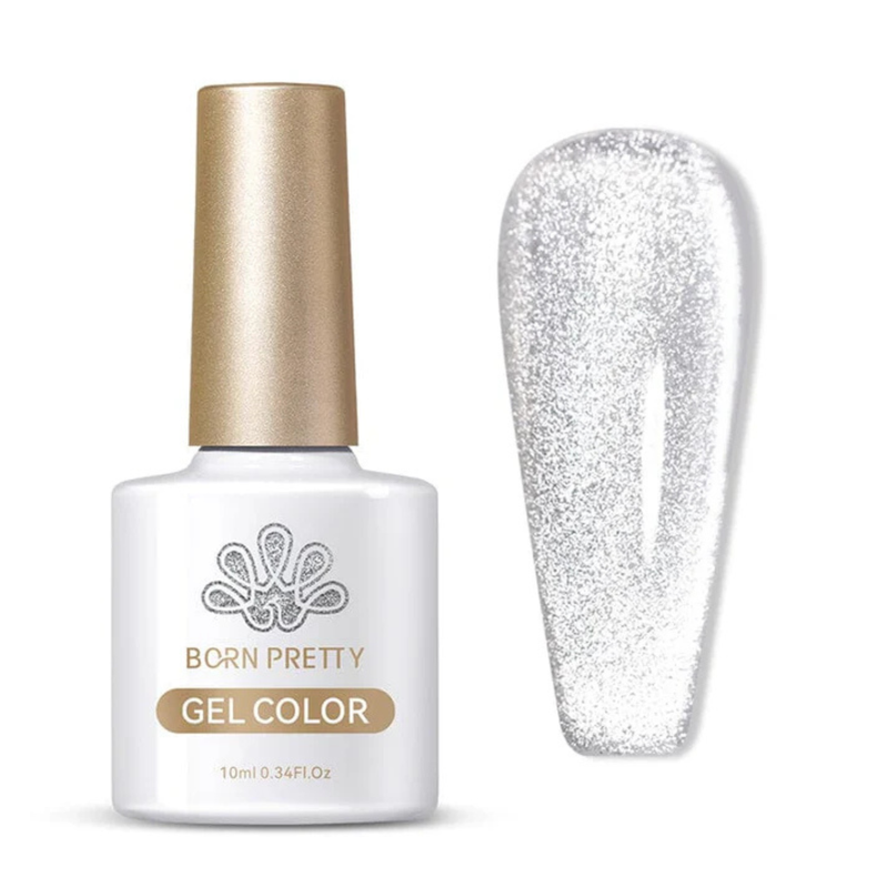 Born Pretty Super Shiny Sliver Crystal Cat Magnetic Gel MY111