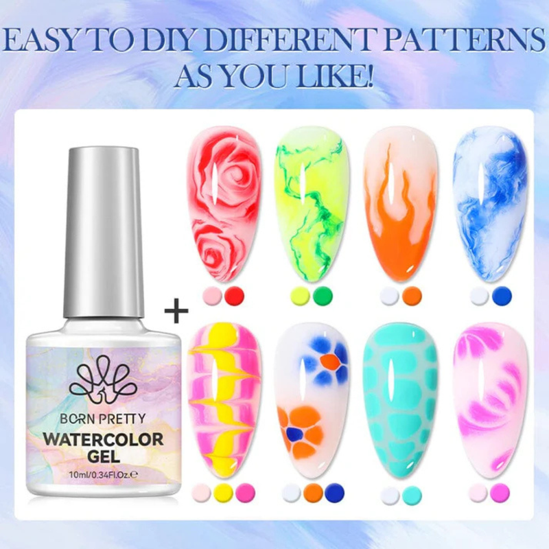 Born Pretty Transparent Watercolor Nail Gel