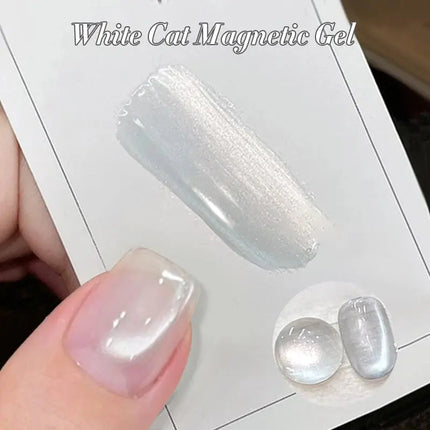 Born Pretty White Cat Magnetic Gel MY77