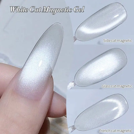 Born Pretty White Cat Magnetic Gel MY77
