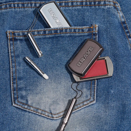 Braye Pocket Lip Brush Silver