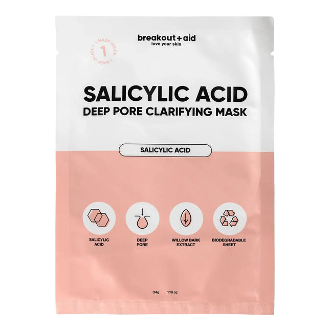 BreakoutAid Salicylic Acid Deep Pore Clarifying Mask