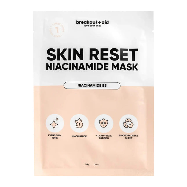 BreakoutAid Skin Reset Niacinamide Mask