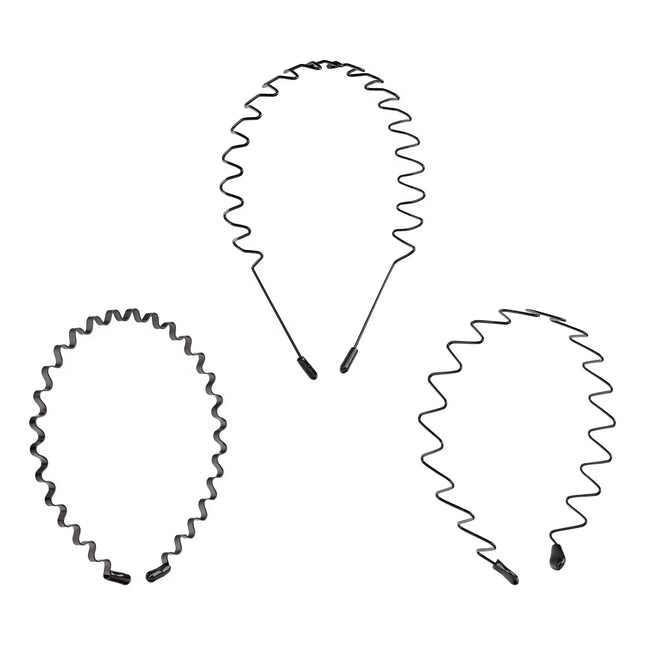 Brushworks Flexi Zig Zag Headbands Set